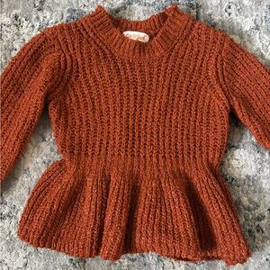 Cat & Jack Women's Knit Sweater in Rust